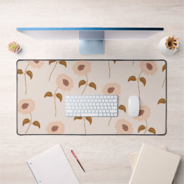 Brown Beige Retro Y2K Hippie Motif de tournesol