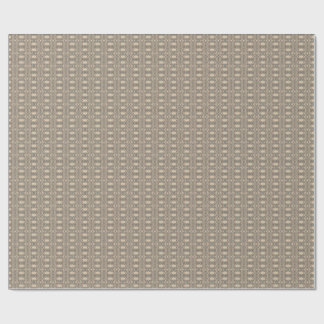 Brown-, Beige und Blauesgewebe. Eleganter Entwurf Geschenkpapier