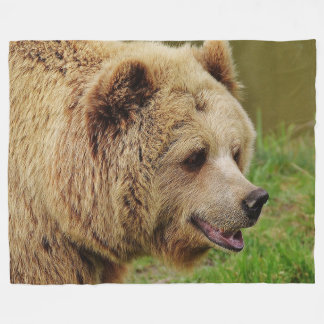 Brown betreffen Fleece-Decke Fleecedecke