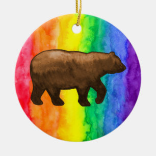 Brown betreffen Regenbogen-Wäsche-Kreis-Verzierun Keramikornament