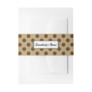 Brown Blume Ribbon (Pers) von Kenneth Yoncich Einladungsbanderole
