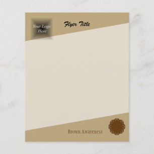 Brown Blume Ribbon von Kenneth Yoncich Flyer