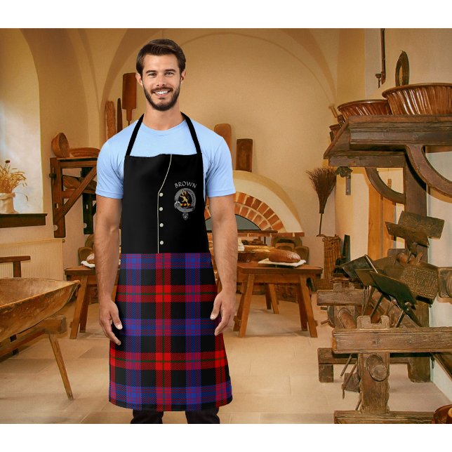Brown/Broun Clan Abzeichen & Tartan Kilt Schürze (Von Creator hochgeladen)