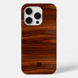 Brown Brown Mahogany Holztextur Case-Mate iPhone Hülle