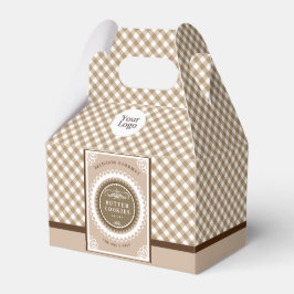 Brown Buffalo Gingham Geschenkschachtel