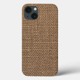 Brown Burlap-Imitate texturiert Case-Mate iPhone Hülle