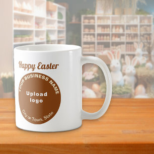 Brown Business Brand Ostern Tasse