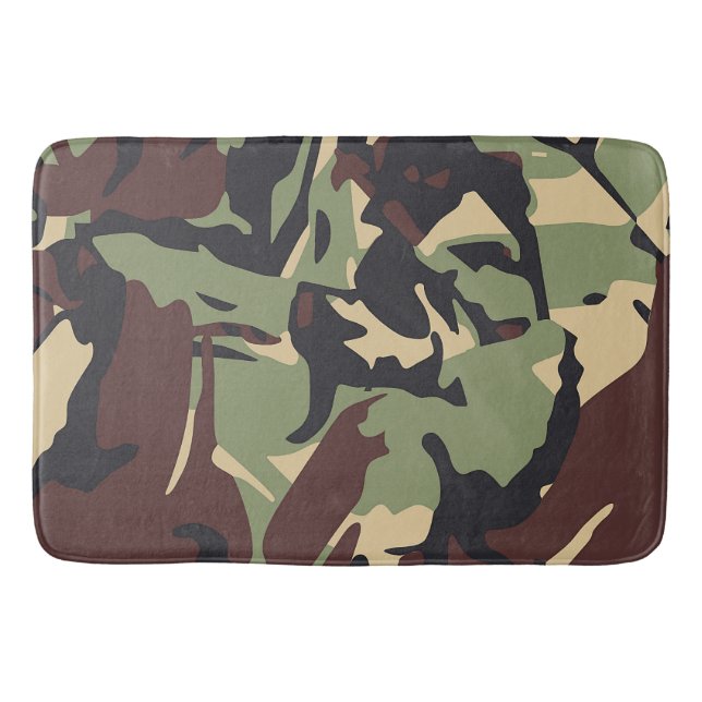 Brown Camou Badematte (Vorderseite)
