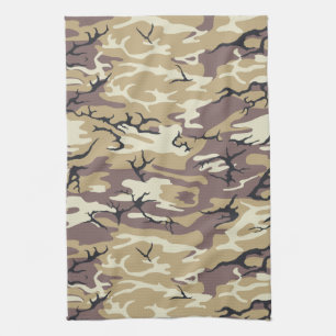 Brown Camouflage Towell Küchentuch