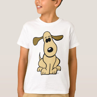 Brown-Cartoon-Welpe T-Shirt