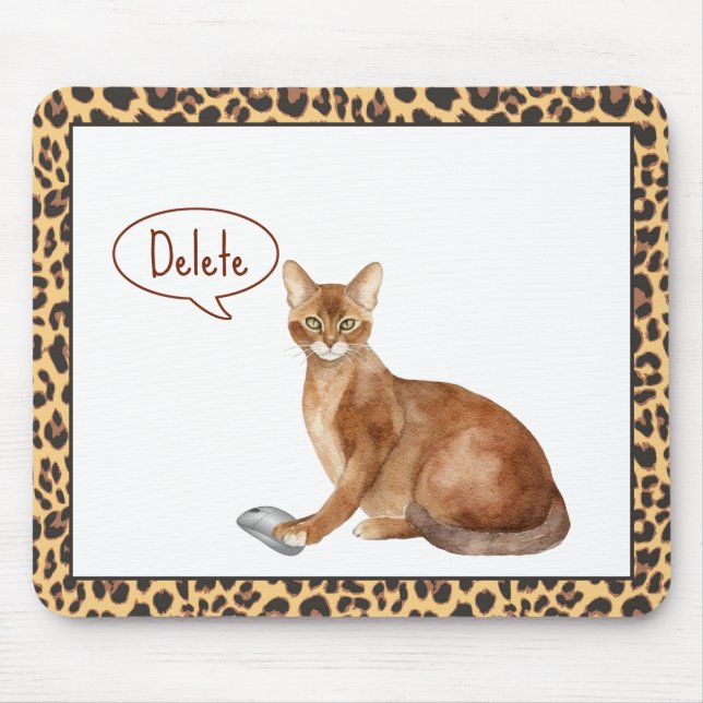 Brown Cat Mousepad (Vorne)
