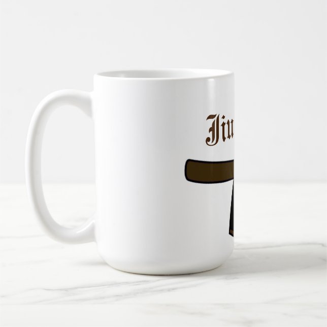 Brown ceinture Jiu-Jitsu tasse à café (Gauche)