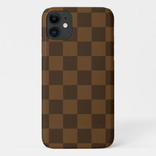 Brown Checkerboard Case-Mate iPhone Hülle