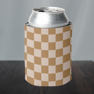 Brown Checkerboard Dosenkühler