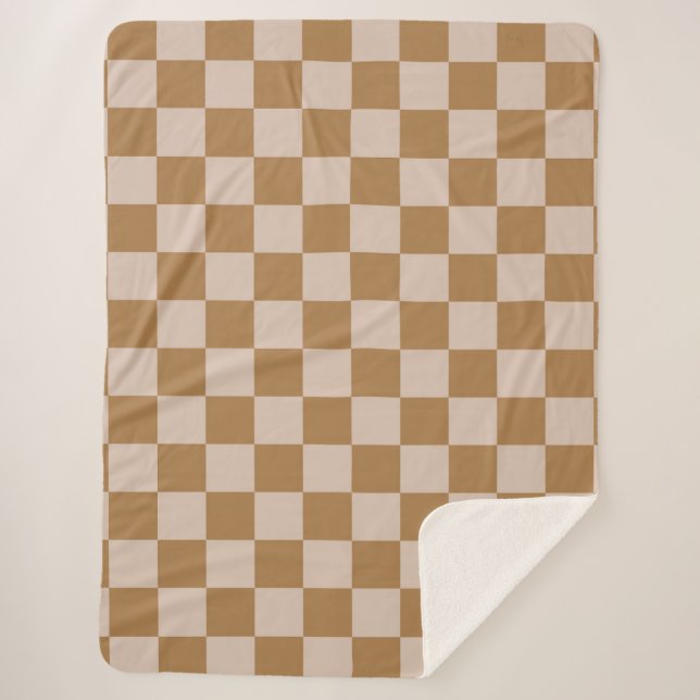 Brown Checkerboard Sherpadecke (Vorderseite)