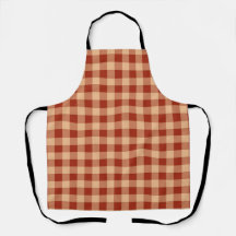 Brown Checkered Gingham Pattern