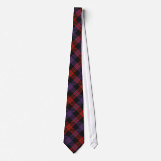 Brown Clan Tartan Krawatte (Vorderseite)