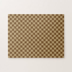 Brown Classic Checkerboard von Shirley Taylor