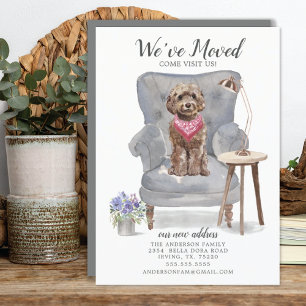 Brown Cockapoo Dog   Ankündigung der Beförderung