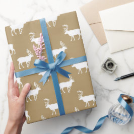 Brown Country-Elche-Papier Geschenkpapier