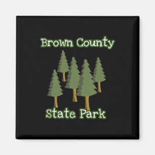 Brown County State Park Indiana Wald Holz Campi Magnet