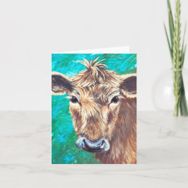 Brown Cow Folded Card Ankündigung