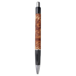 Brown Cowhide Animal Print Kugelschreiber