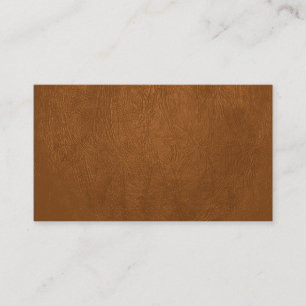 Brown Cowhide Leder Textur aussehen Visitenkarte