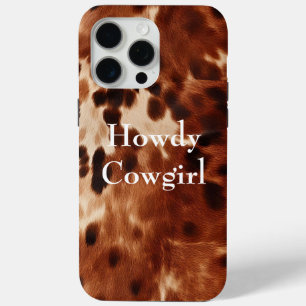 Brown Cream Black Cowhide Case-Mate iPhone Hülle