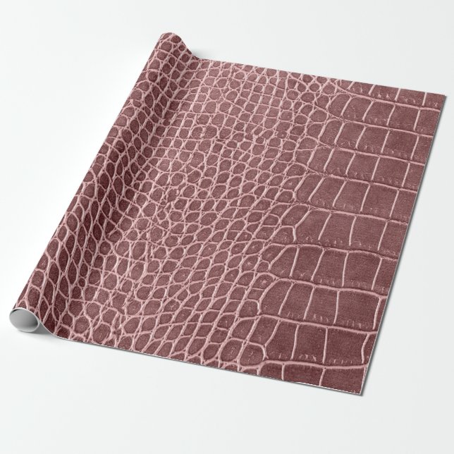 brown crocodile skin texture as a wallpapercrocodi geschenkpapier (Ungerollt)