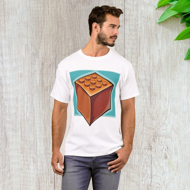 Brown Cube T-Shirt (Von Creator hochgeladen)