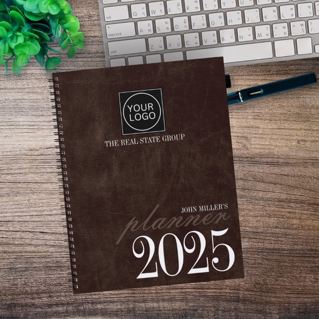 Brown Custom Business Organiser 2025 Firmenlogo (Von Creator hochgeladen)