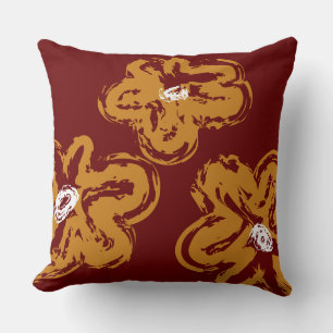 BROWN DAISY DESIGN Retro Throw Kissen