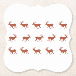 Brown Deer Walking Festivals Muster Untersetzer