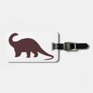 Brown Dinosaur Gepäckanhänger