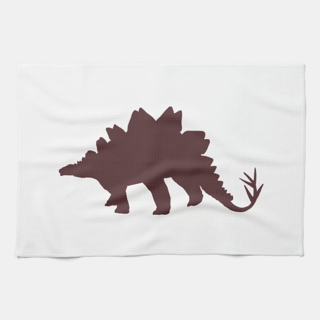Brown Dinosaur Handtuch (Horizontal)