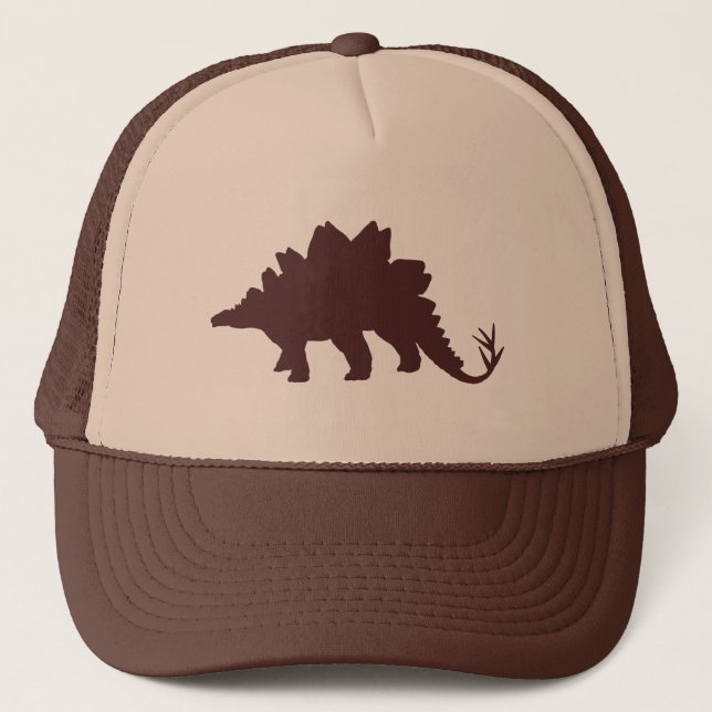 Brown Dinosaur Truckerkappe (Vorderseite)