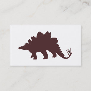 Brown Dinosaur Visitenkarte