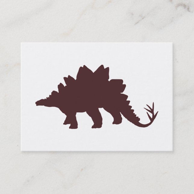 Brown Dinosaur Visitenkarte (Vorderseite)