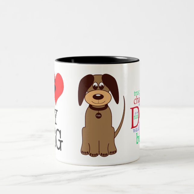 Brown Dog Coffee Tasse (Mittel)