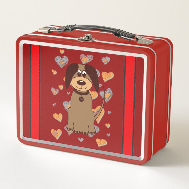 Brown Dog Lunch Box (Vorderseite)