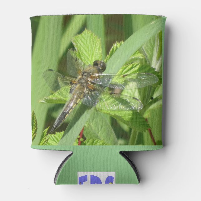 Brown Dragonfly Can Cooler Dosenkühler (Vorderseite)