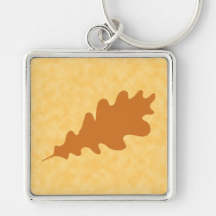 Brown-Eichen-Blatt-Entwurf Schlüsselanhänger