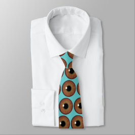 Brown Eye Iris Cool Eyeball Custom Neck Tie Krawatte
