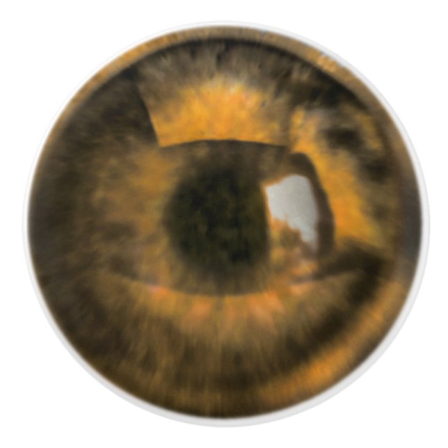 Brown Eyeball Keramikknauf (Vorderseite)