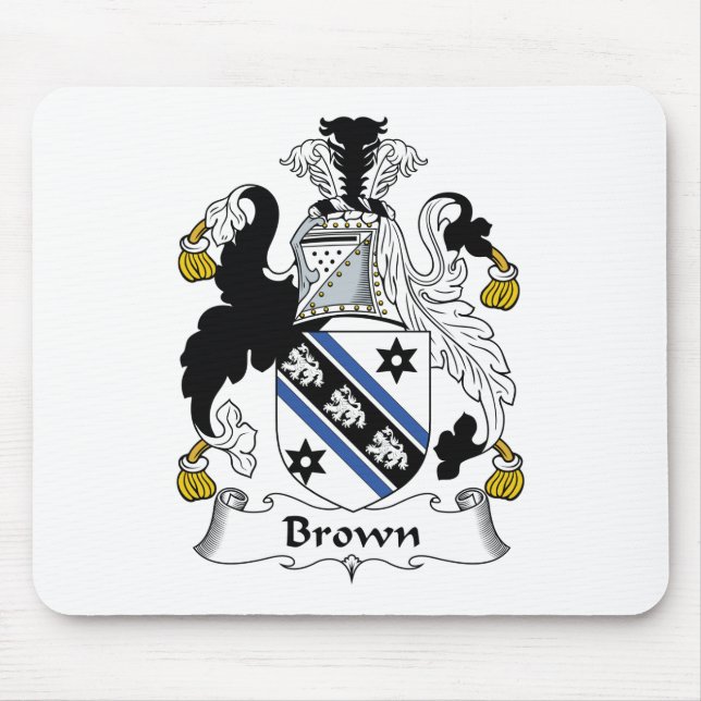 Brown-Familienwappen Mousepad (Vorne)