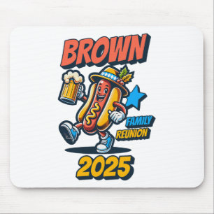 Brown Family Treffen 2025 Personalisiertes passend Mousepad