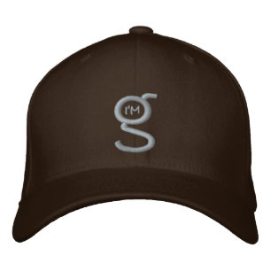 Brown Flex Fit Casquette w Khaki I'm G Logo