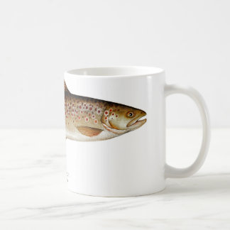 Brown-Forelle-Fisch-Kaffee-Tasse Kaffeetasse