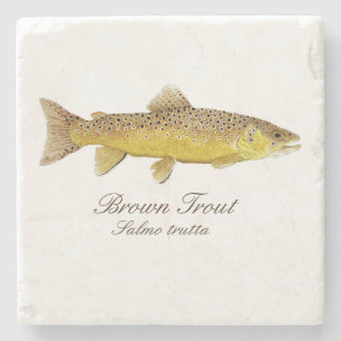 Brown-Forelle-Untersetzer Steinuntersetzer